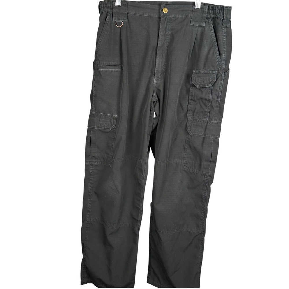 5.11 Tactical Series Mens Black Ripstop Cargo Pants 34x30 Tactical Utility Work